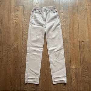 Aritizia High Waisted Vegan Leather Pants | Size 2